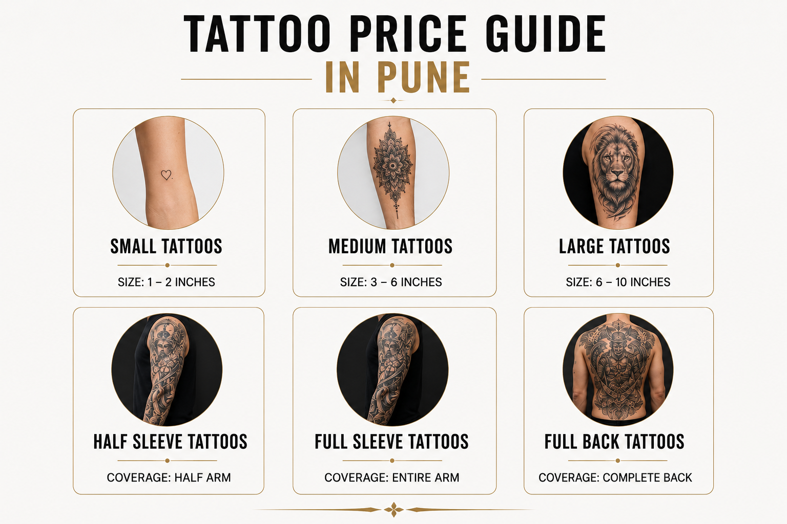 Tattoo Prices in Pune