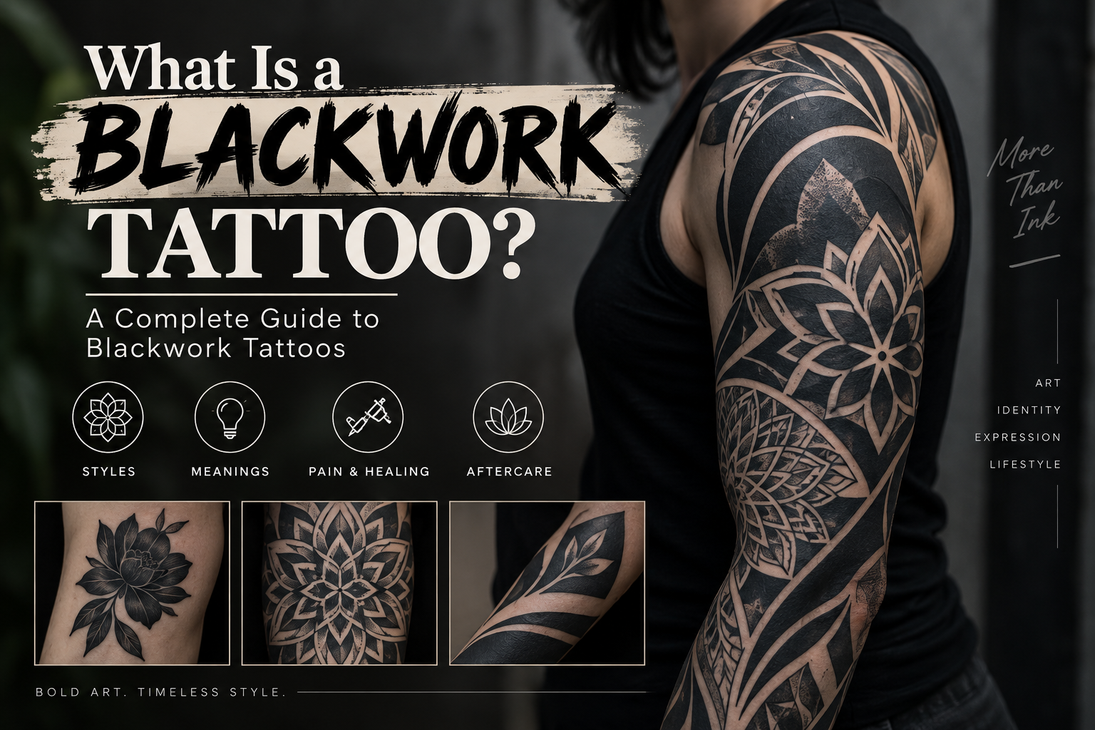 What Is a Blackwork Tattoo? A Complete Guide to Blackwork Tattoos